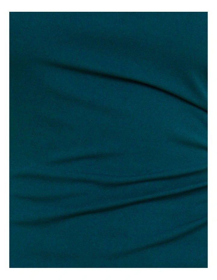 Belle Cap Sleeve Midi Dress in Teal image 6