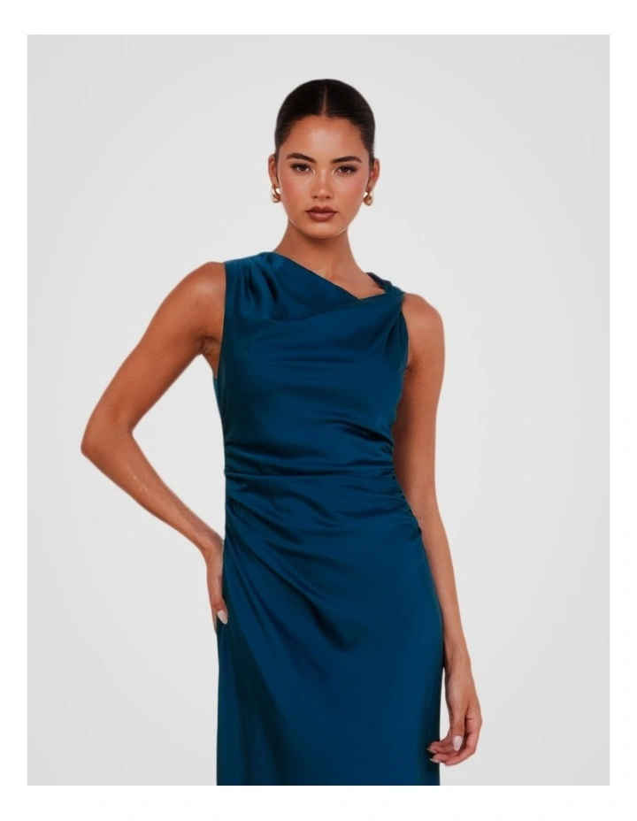 Annalise Sleeveless Maxi Dress in Teal image 4