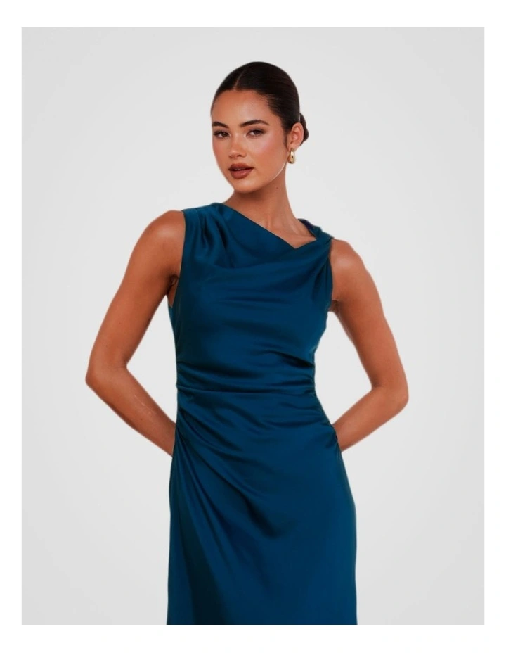 Annalise Sleeveless Maxi Dress in Teal image 5