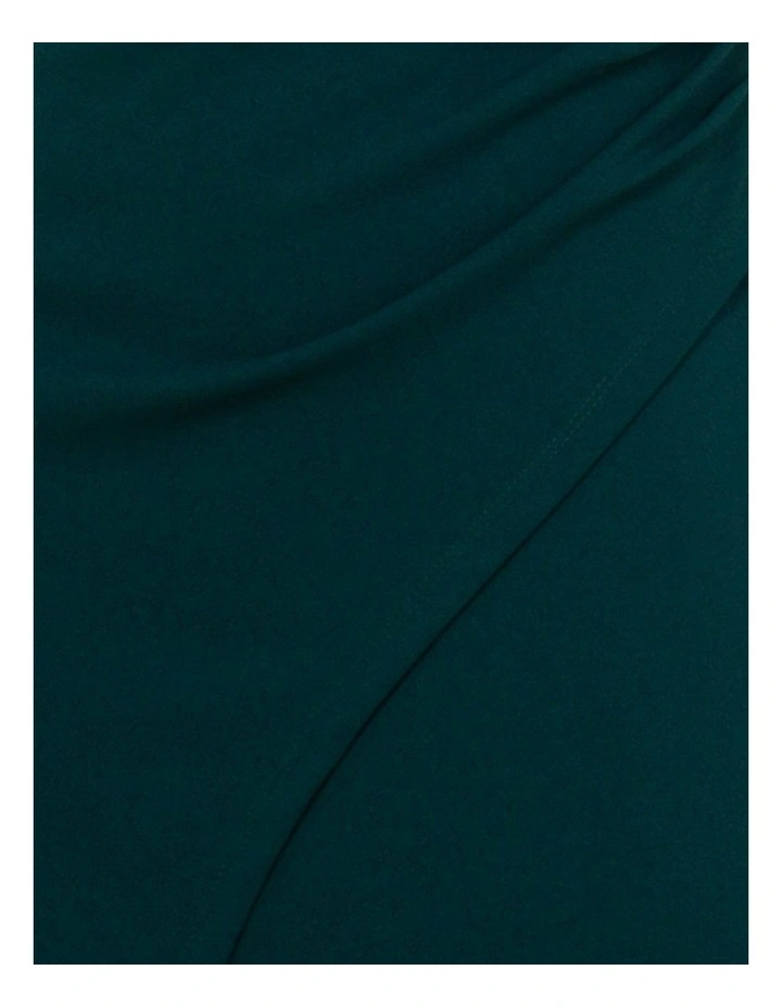 Alannah Cap Sleeve Midi Dress in Emerald image 6