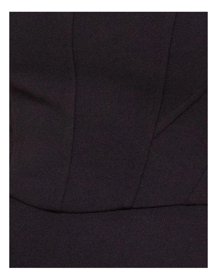 Neve Sleeveless Corset Gown in Black image 6