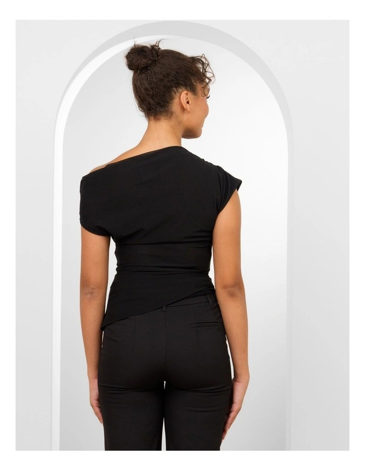 Faye Asymmetrical Mesh Top image 2