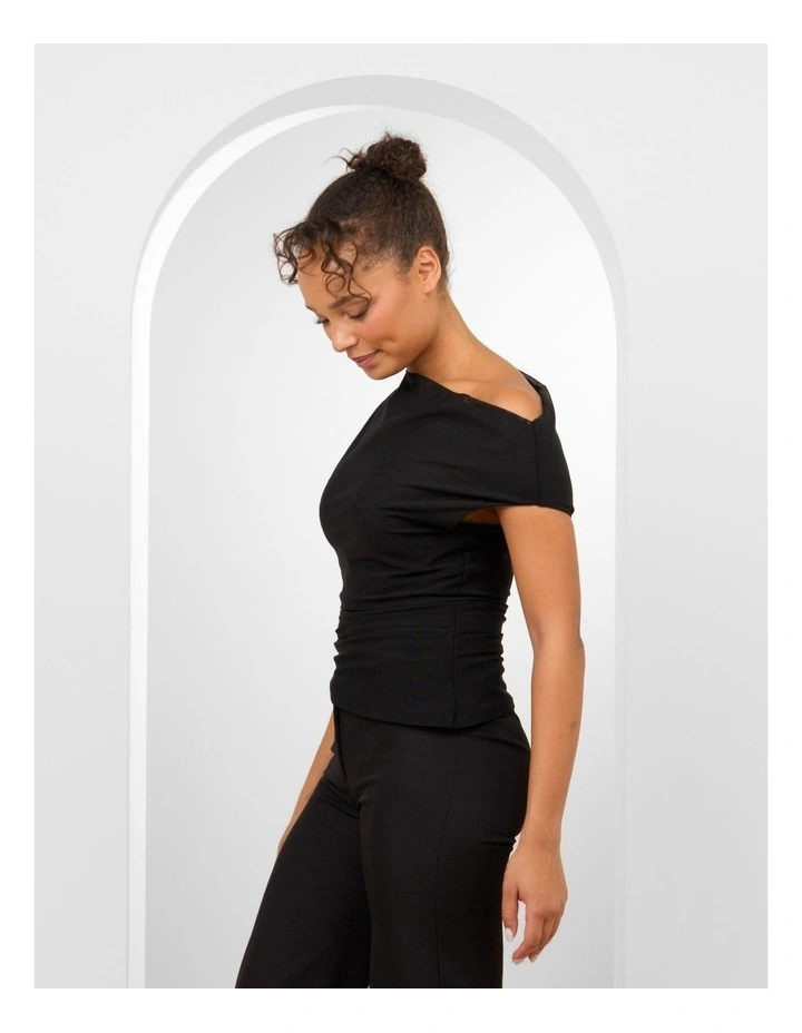 Faye Asymmetrical Mesh Top image 3