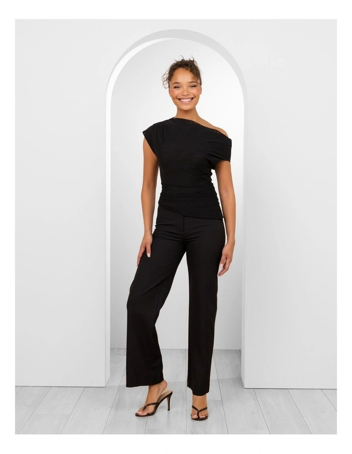 Faye Asymmetrical Mesh Top image 5
