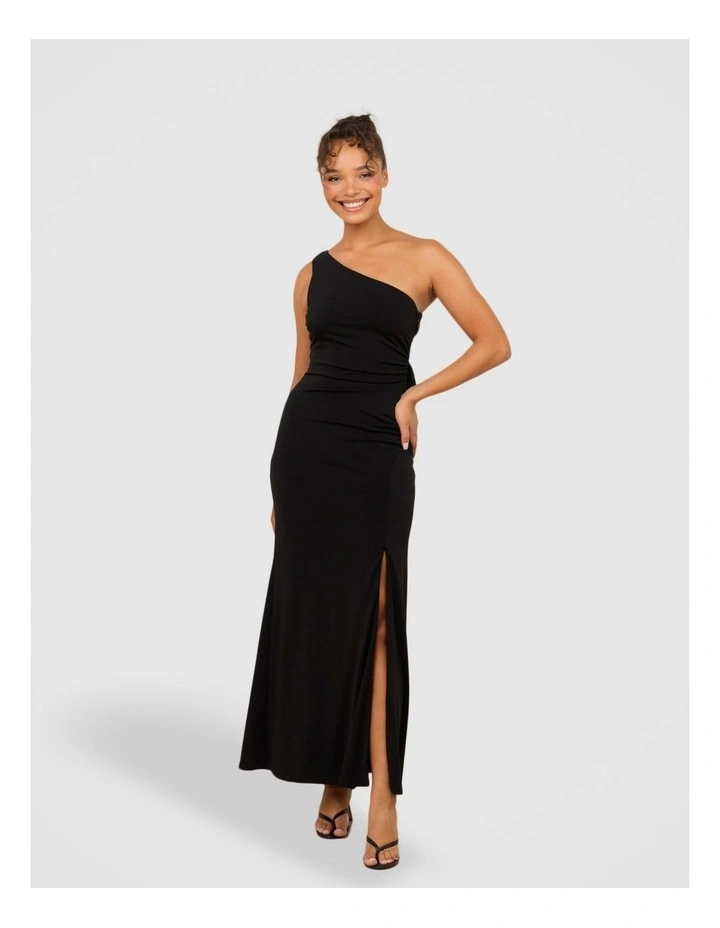 Corinne One Shoulder Cowl Gown image 1