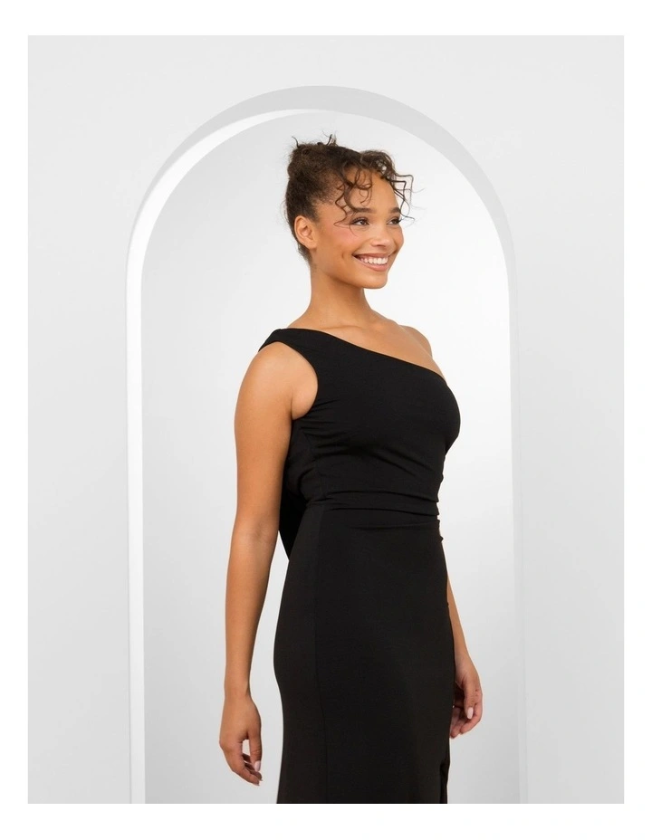 Corinne One Shoulder Cowl Gown image 3