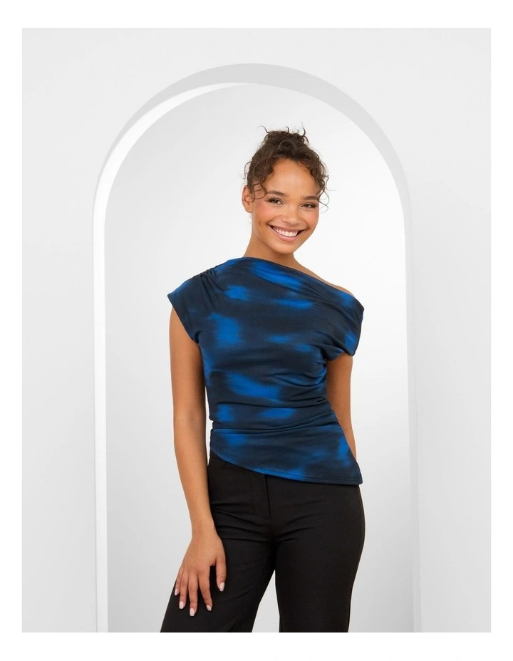 Ulli Off Shoulder Print Top image 3