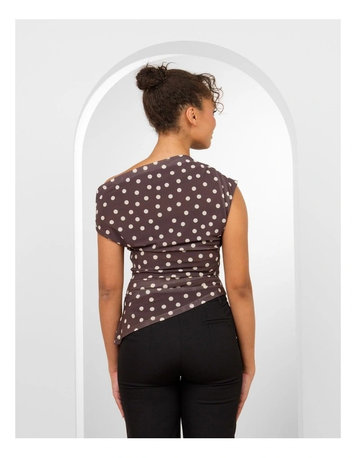 Noni Off Shoulder Print Top image 2