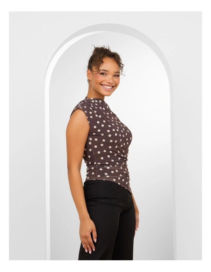 Noni Off Shoulder Print Top image 4