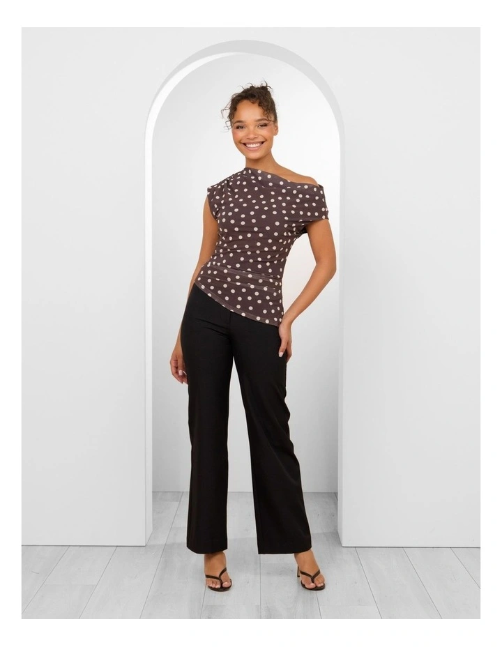 Noni Off Shoulder Print Top image 5