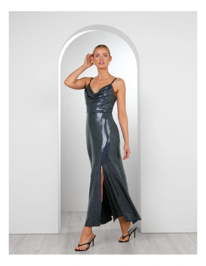 Edie Cowl Neck Maxi Dress image 3