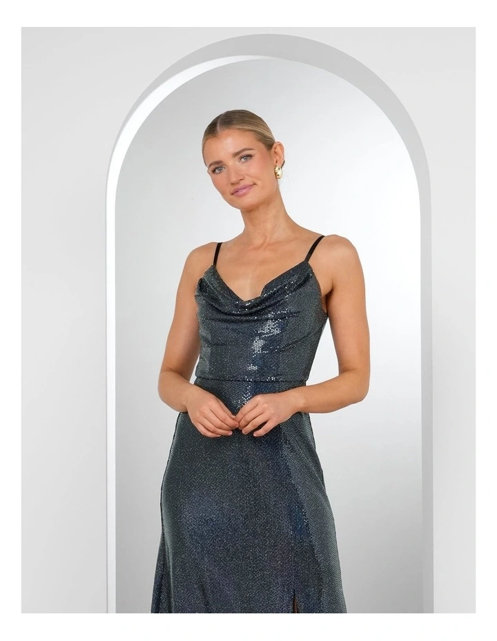 Edie Cowl Neck Maxi Dress image 4