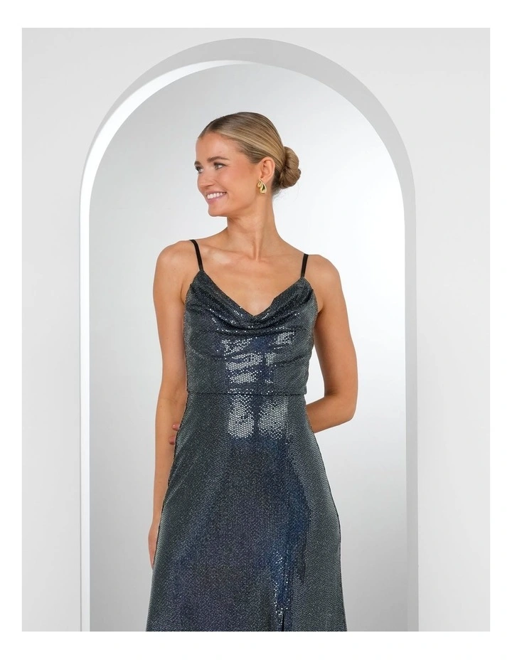 Edie Cowl Neck Maxi Dress image 5
