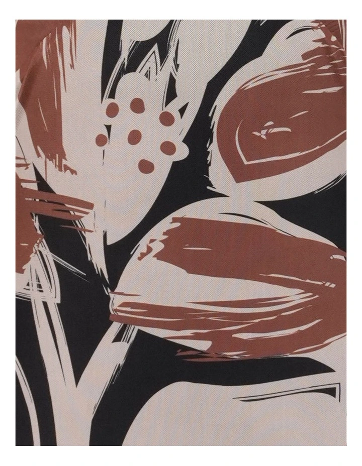 Zaide Print Mesh Maxi Dress image 6