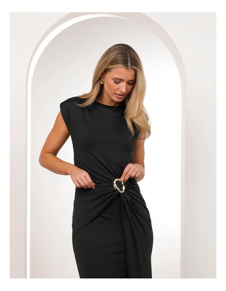 Benny High Neck Draped Gown image 5