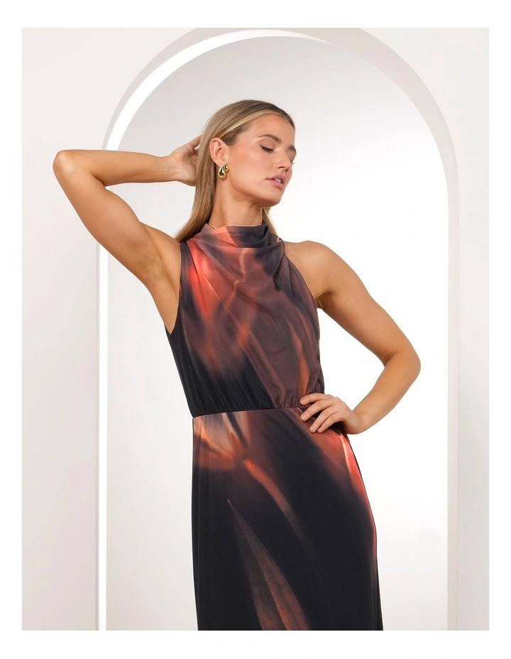 Riley High Neck Maxi Dress image 5