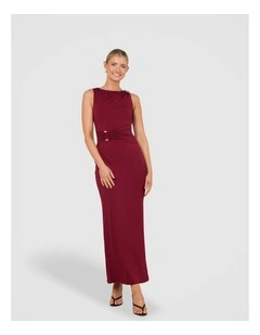 Ayden Drape Front Maxi Dress