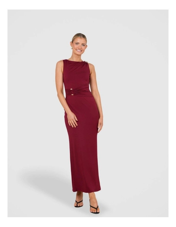Ayden Drape Front Maxi Dress image 1
