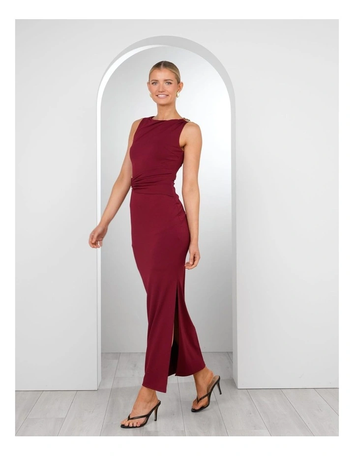 Ayden Drape Front Maxi Dress image 3