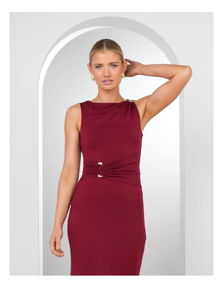 Ayden Drape Front Maxi Dress image 5