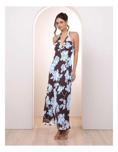 Nicole V-neck Maxi Dress