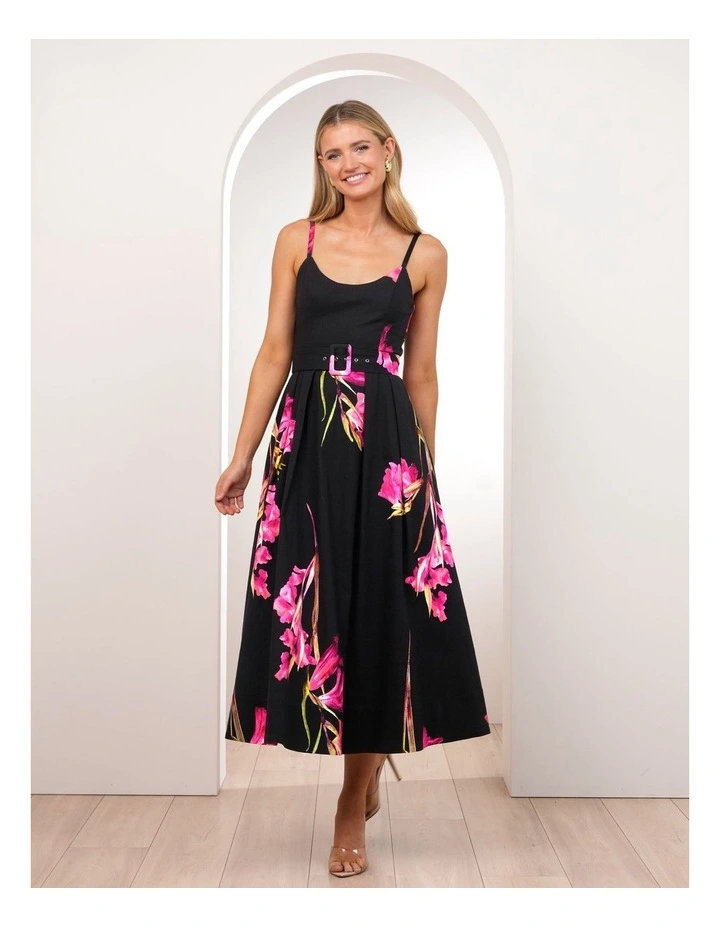Novalie Print Midi Dress image 3