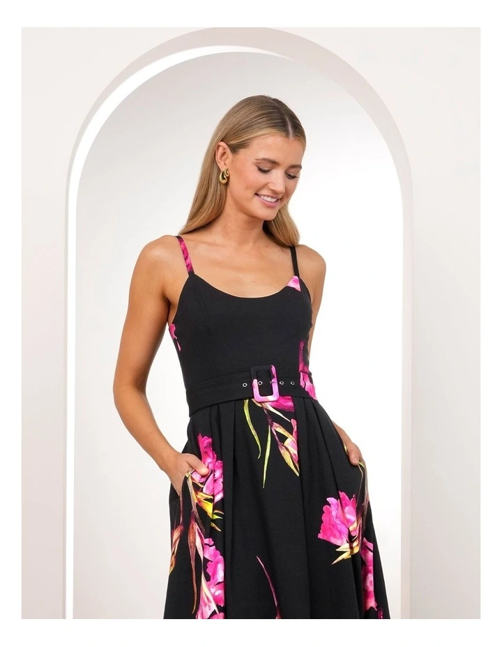 Novalie Print Midi Dress image 5