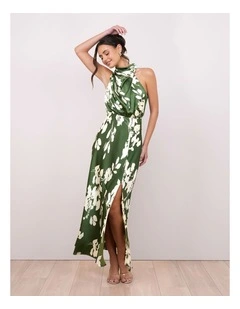 Cora Satin Maxi Dress