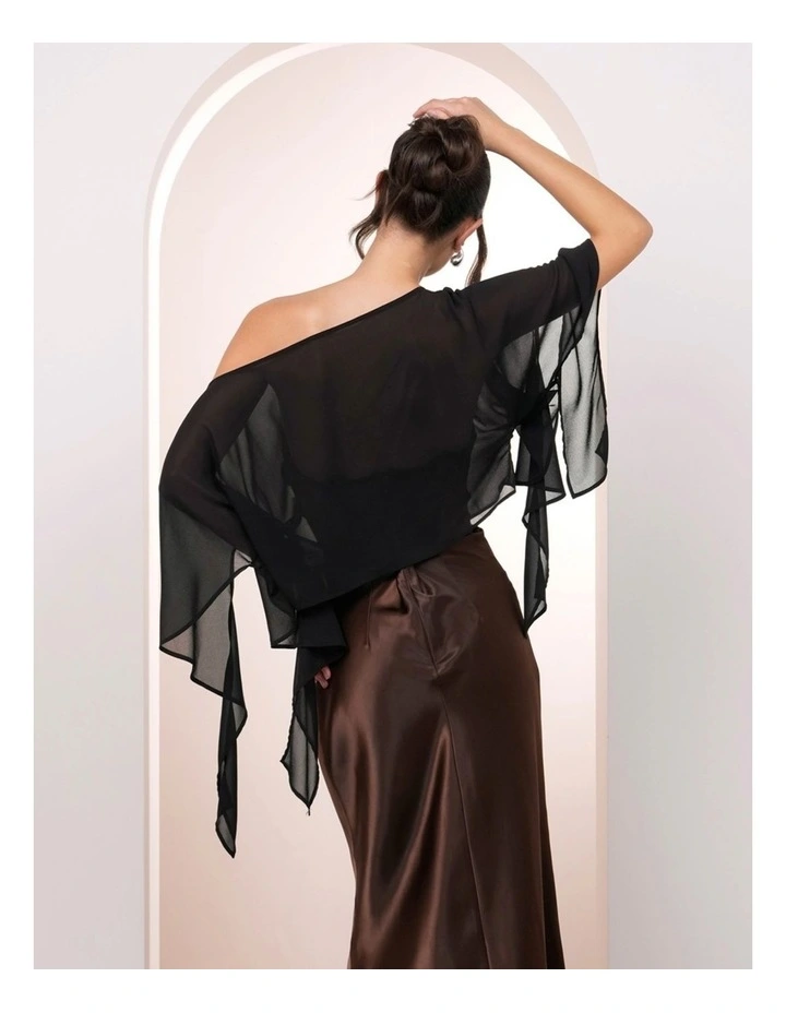 Quincey Drape Sleeve Top image 2