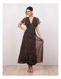 Avery Flutter Sleeve Maxi