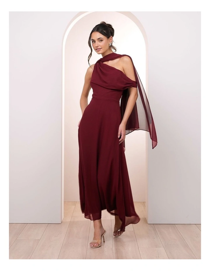Agatha Asymmetric Neck Gown image 3