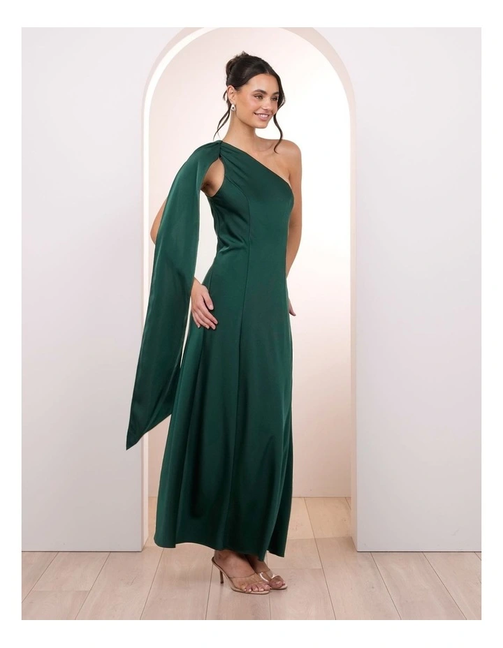 Kyra One Shoulder Drape Dress image 3