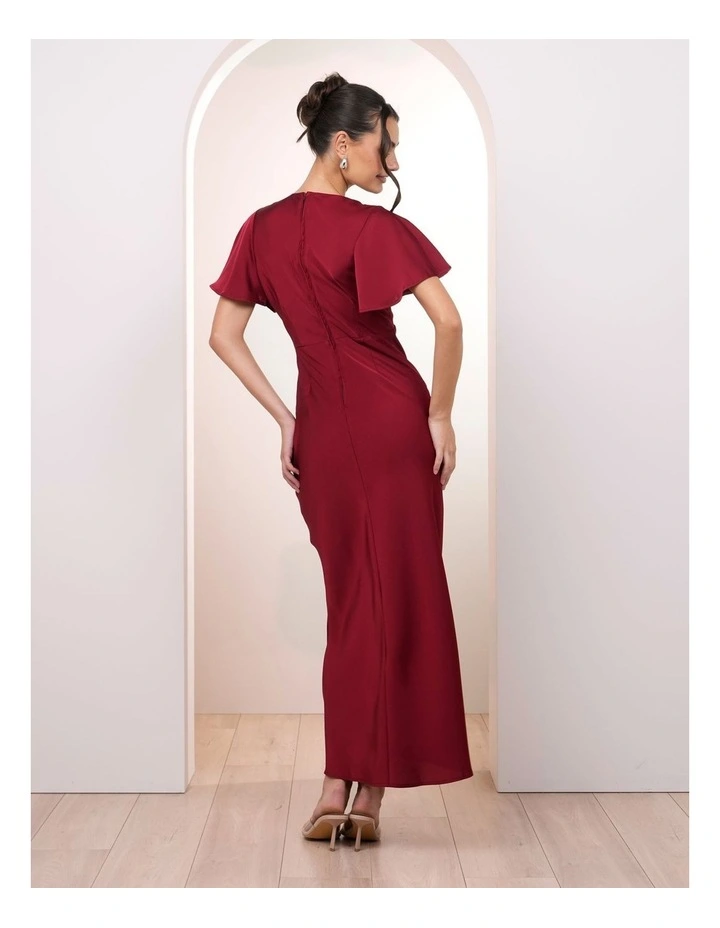 Nataly Flutter Sleeve Gown image 2