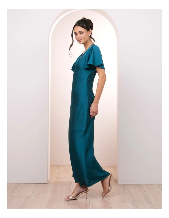 Nataly Flutter Sleeve Gown image 3