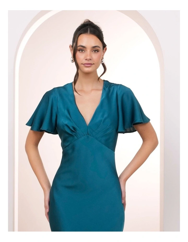 Nataly Flutter Sleeve Gown image 5