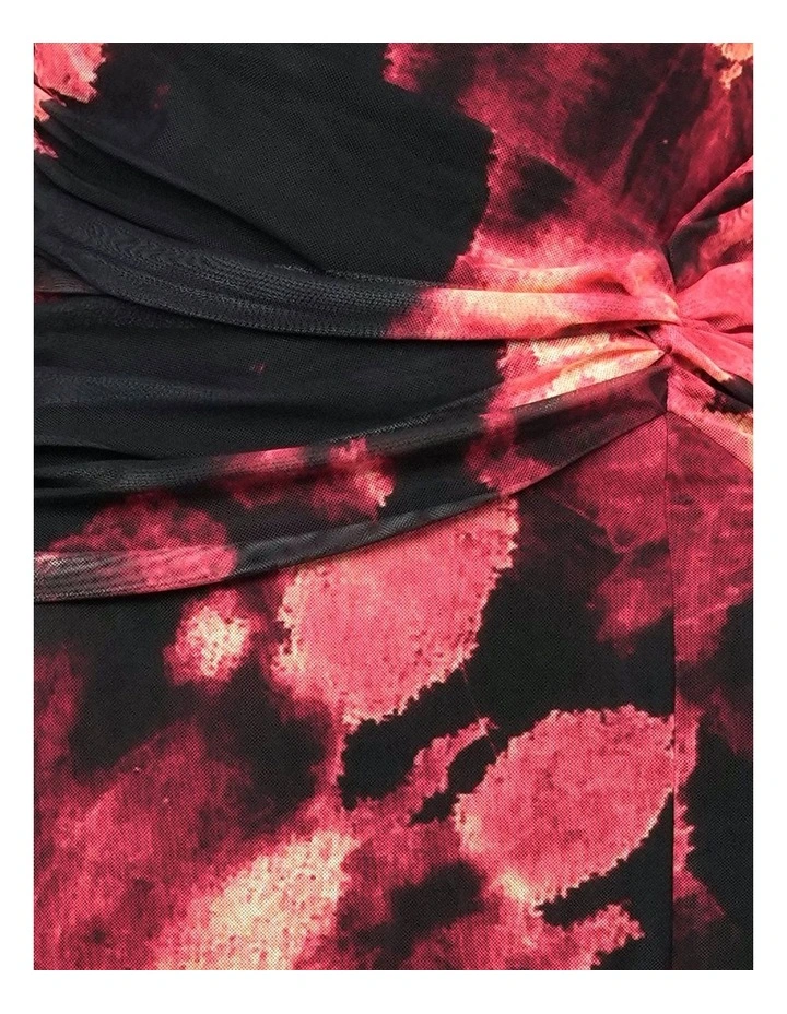 Edison Printed Mesh Maxi Dress image 6