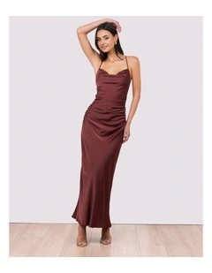 Nathalia Cowl Neck Maxi Dress