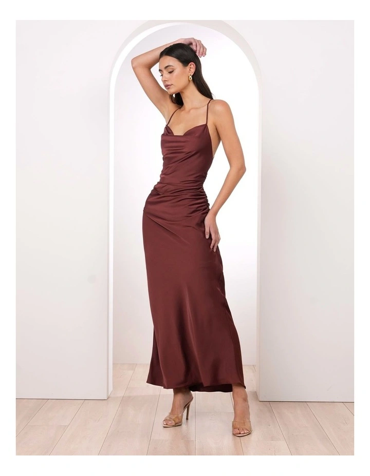 Nathalia Cowl Neck Maxi Dress image 3