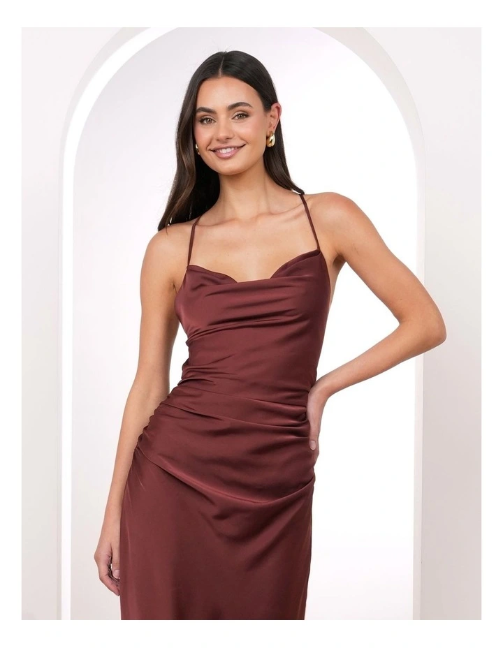 Nathalia Cowl Neck Maxi Dress image 4