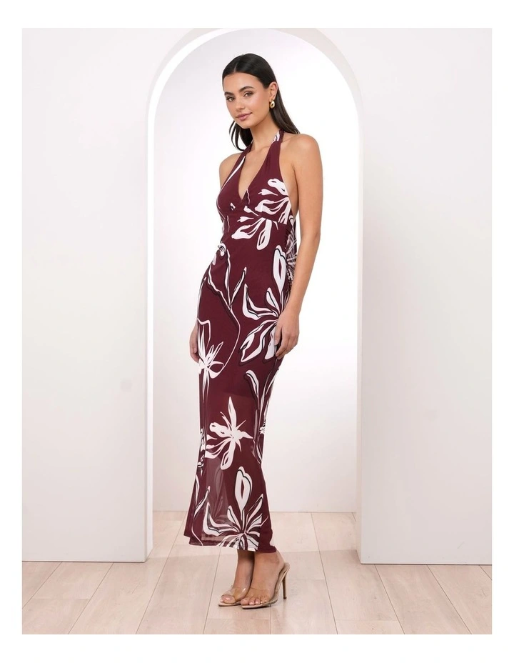 Farah Halter Neck Maxi Dress image 3