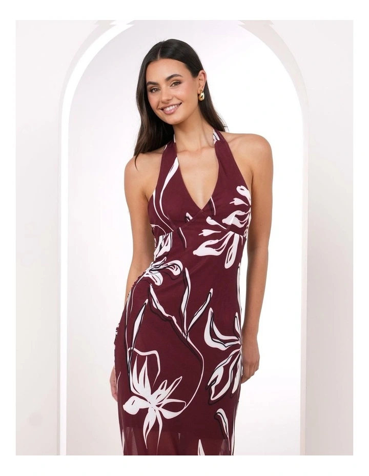 Farah Halter Neck Maxi Dress image 4