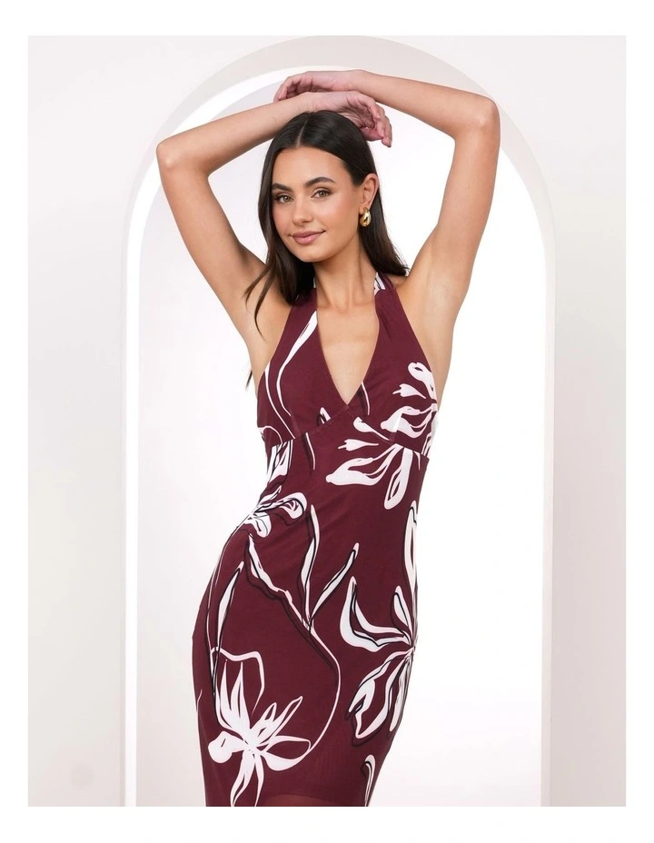 Farah Halter Neck Maxi Dress image 5