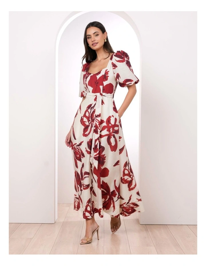Becca Puff Sleeve Maxi Dress image 3