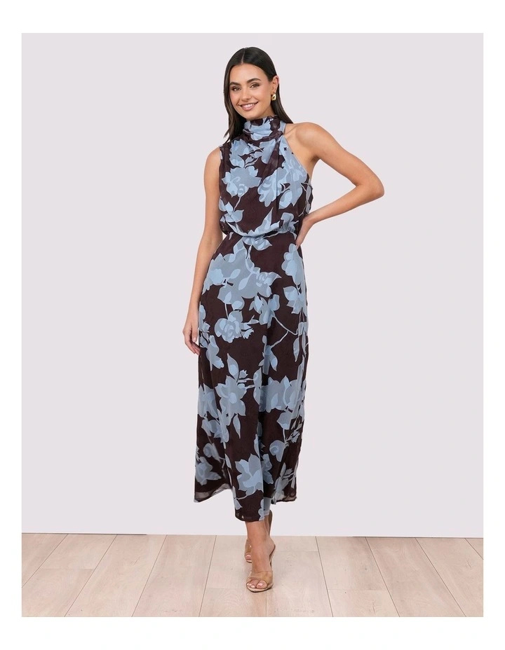 Amira High Neck Midi Dress image 1