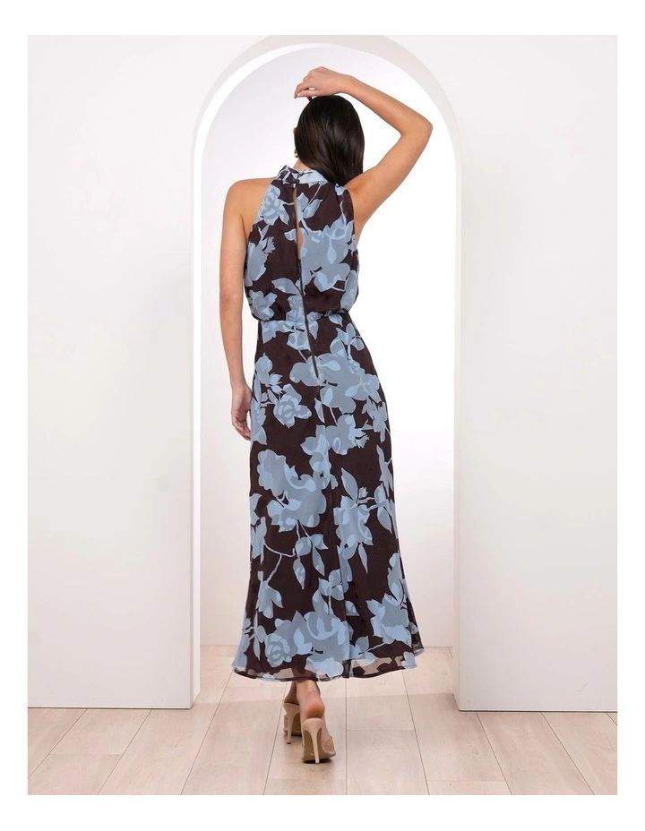 Amira High Neck Midi Dress image 2