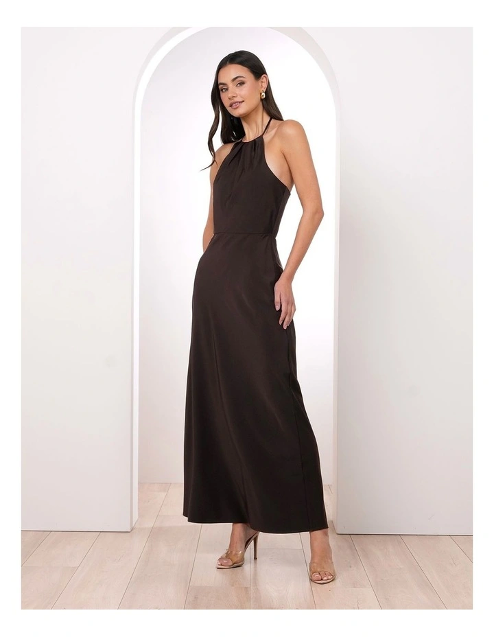 Vallie Halter Neck Maxi Dress image 3