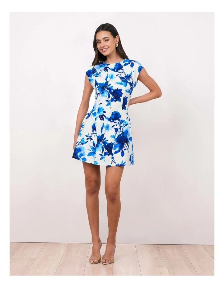 Zyon Cap Sleeve Mini Dress image 1