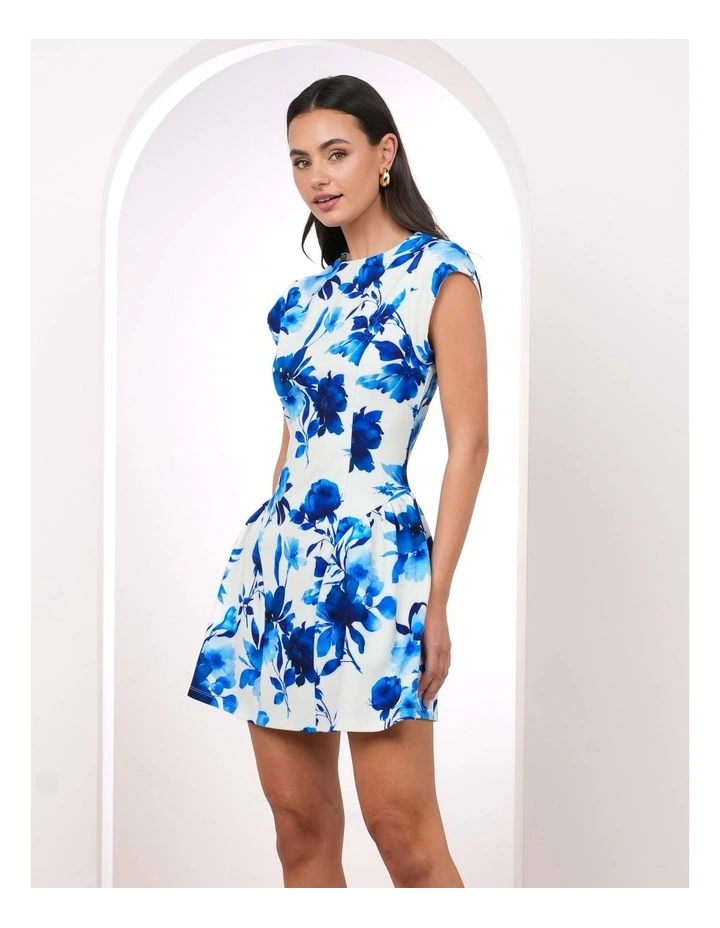 Zyon Cap Sleeve Mini Dress image 5