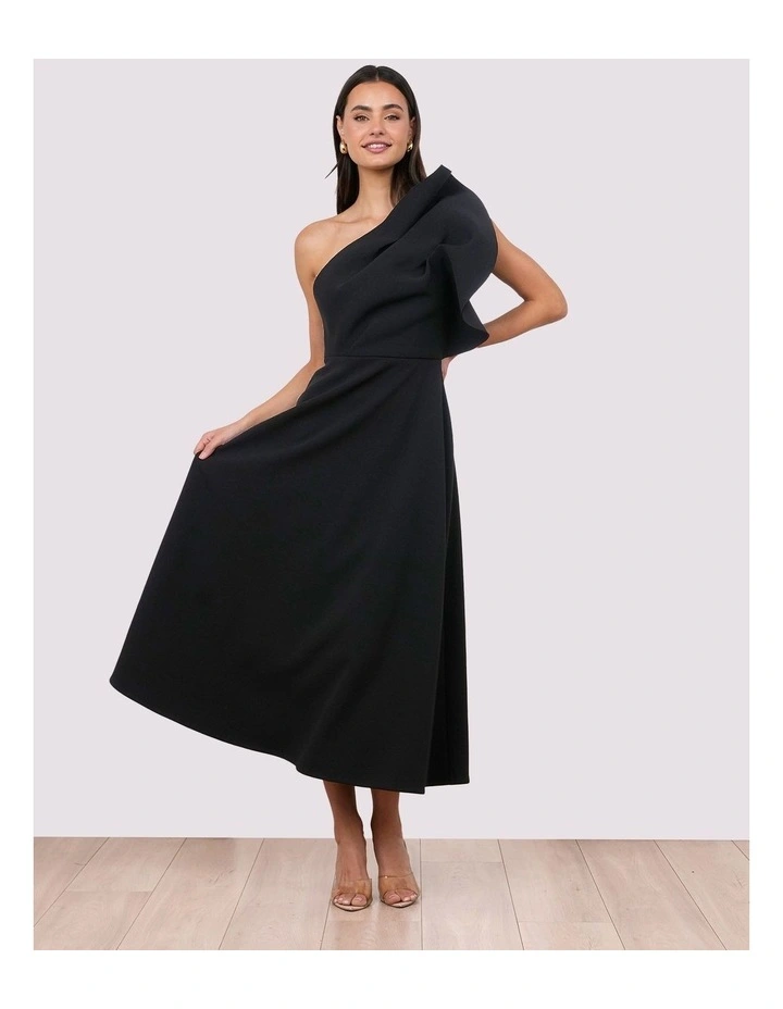 Macie One Shoulder Midi Dress image 1