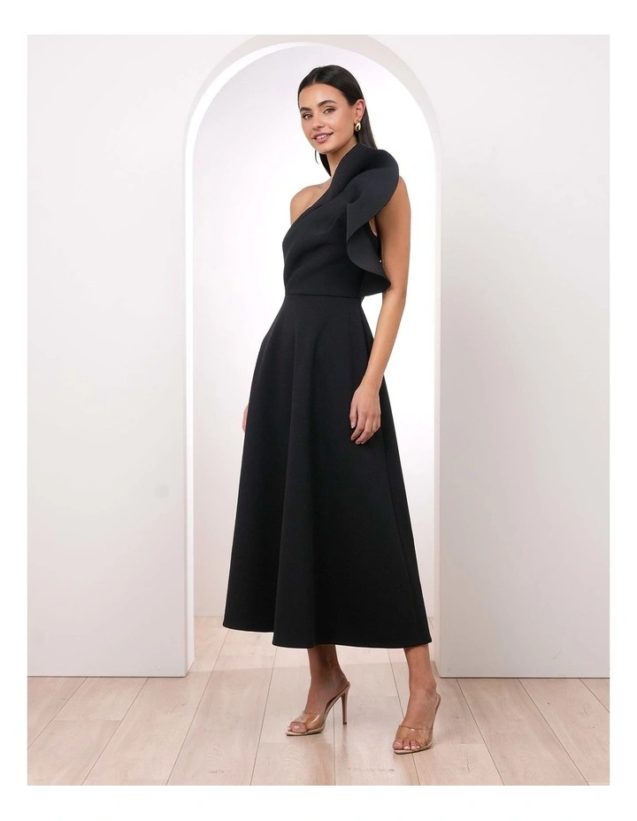 Macie One Shoulder Midi Dress image 3